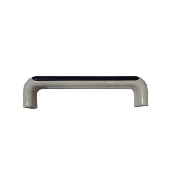 3056 Plastic Black / White Pull Handle