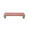 3056 Plastic Pink / White Pull Handle
