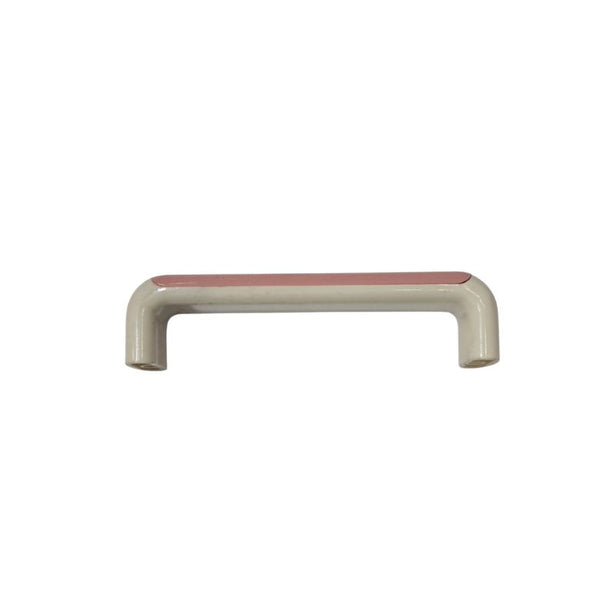 3056 Plastic Pink / White Pull Handle