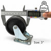 Plate Type Steel Caster (4 pieces)