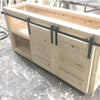 Mini Sliding Barn Door for Single or Double Door Cabinet