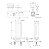Pivot Hinge with Hold Open (300kg)