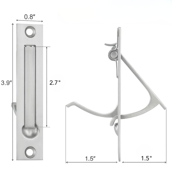 315 Stainless Hidden Sliding Door Handle
