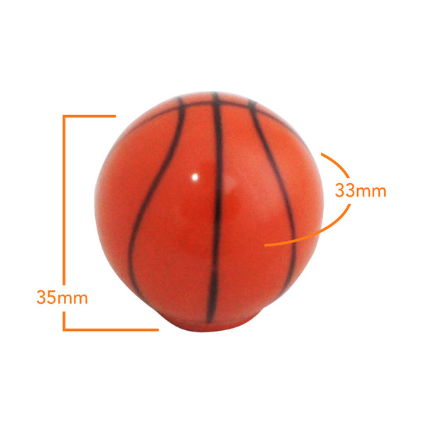 6533 Basketball Plastic Knob