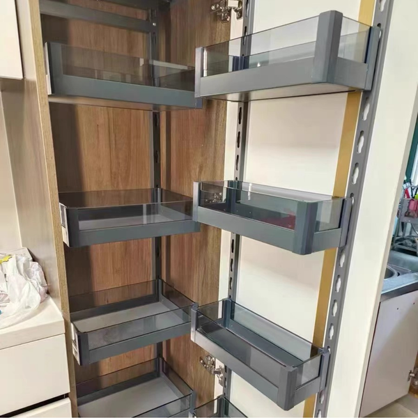 Pull Out Pantry 12-Basket Organizer with 6-Layer