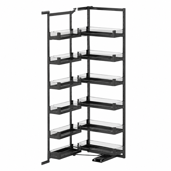 Pull Out Pantry 12-Basket Organizer with 6-Layer