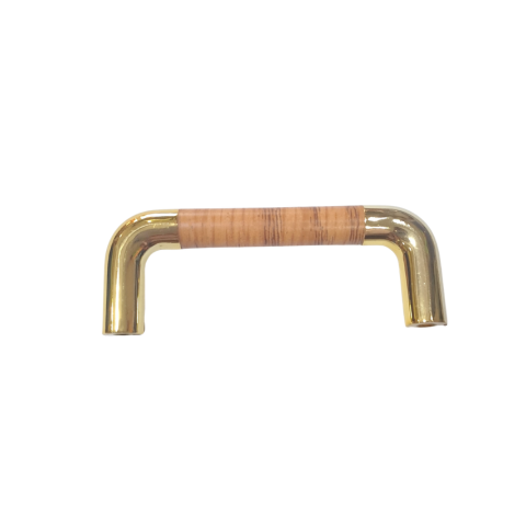 White Oak Gold Pull Handle