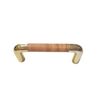 White Oak Gold Pull Handle