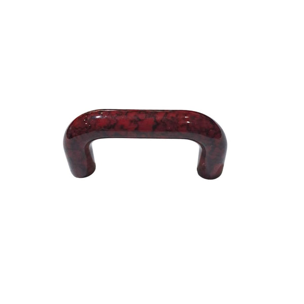 8264 Dark Red Marble Pull Handle