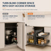 Magic Corner Basket for Kitchen Cabinet
