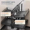Magic Corner Basket for Kitchen Cabinet