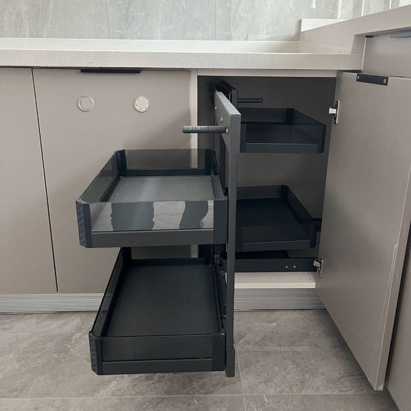 Magic Corner Basket for Kitchen Cabinet