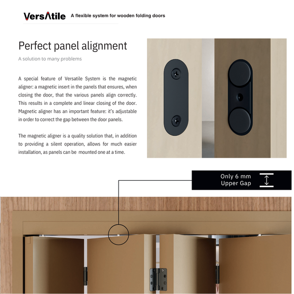 Terno Versatile Folding Door System – Up to 160 kg