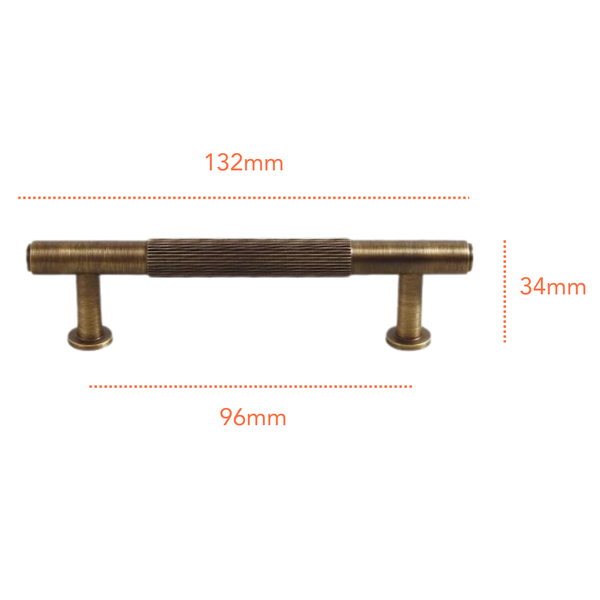AB061 Antique Solid Brass Handle (PREORDER)
