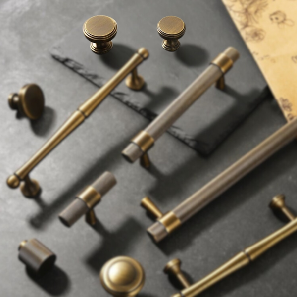 AB06 Antique Solid Brass Handle (PREORDER)
