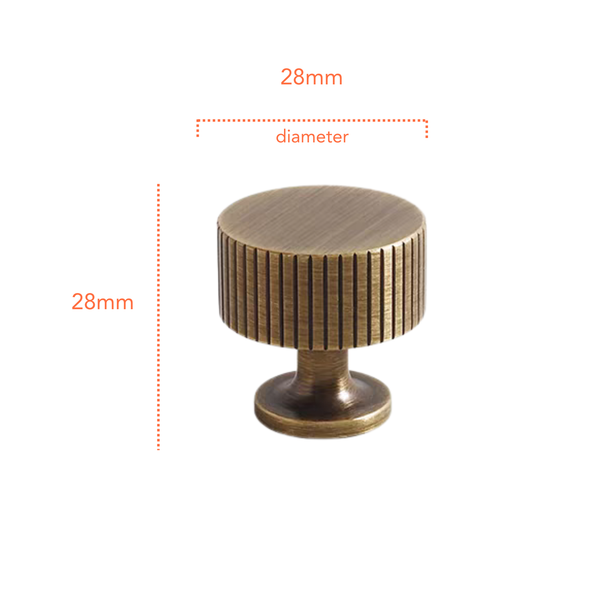 AB2004 Antique Solid Brass Handle (PREORDER)