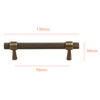 AB205 Antique Solid Brass Handle (PREORDER)
