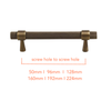 AB205 Antique Solid Brass Handle (PREORDER)