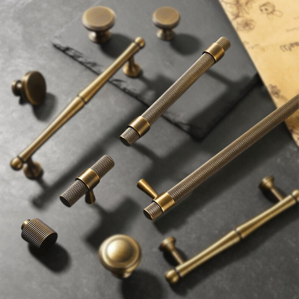 AB205 Antique Solid Brass Handle (PREORDER)