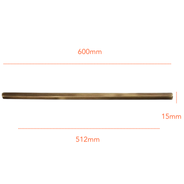 AB280 Solid Antique Brass Handle (PREORDER)