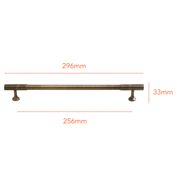 AB661 Antique Solid Brass Handle (PREORDER)