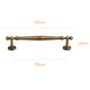 AB881 Antique Solid Brass Handle (PREORDER)