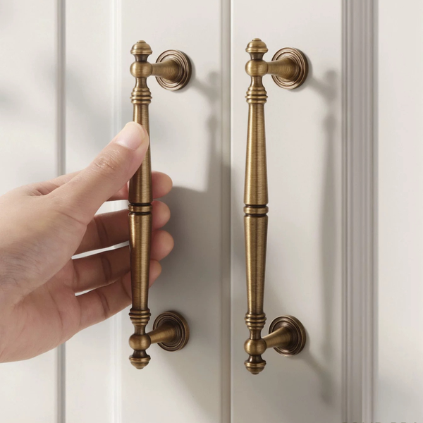 AB881 Antique Solid Brass Handle (PREORDER)