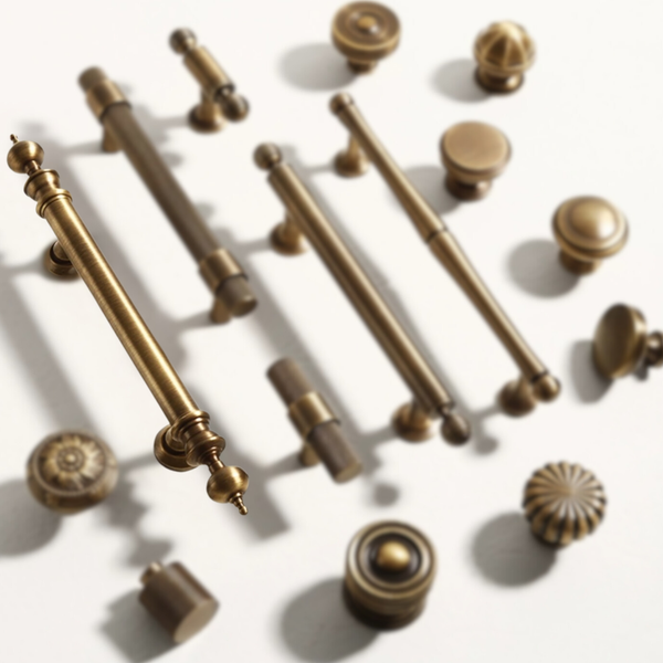 AB9100 Antique Solid Brass Handle (PREORDER)