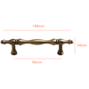 AB971 Antique Solid Brass Handle (PREORDER)