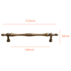 AB971 Antique Solid Brass Handle (PREORDER)