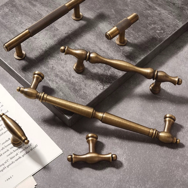 AB971 Antique Solid Brass Handle (PREORDER)