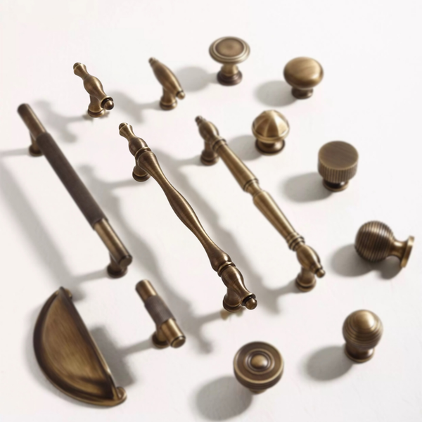 AB971 Antique Solid Brass Handle (PREORDER)