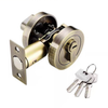 Antique Brass Single Deadbolt Lock