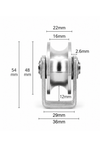 Stainless 304 48mm U-Groove Roller
