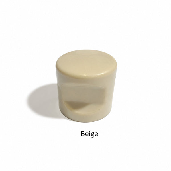 3055 Beige Plastic Knob