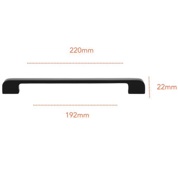 BK25 Solid Brass Black Handle (PREORDER)