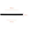 BK280 Solid Black Handle (PREORDER)