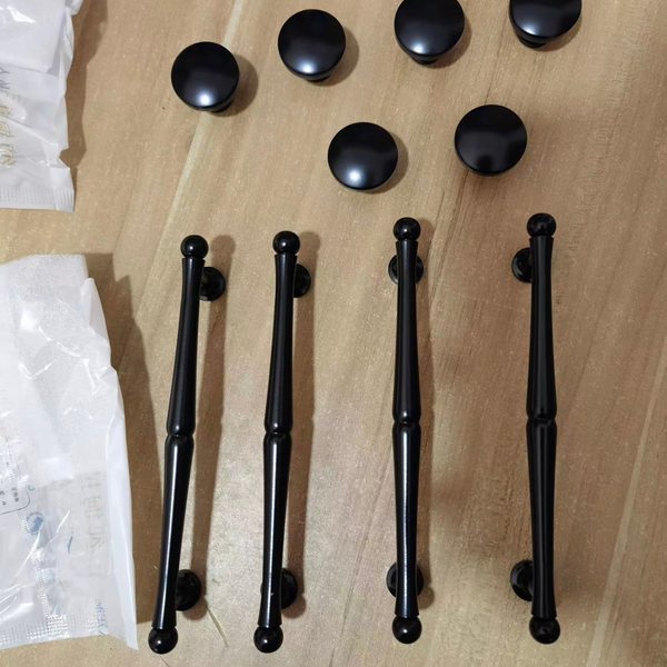 BK811 Solid Brass Black Handle (PREORDER)