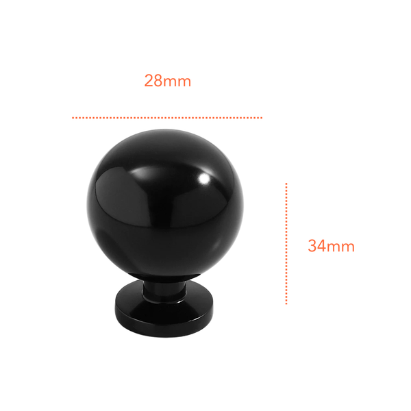 BK86  Solid Brass Black Handle (PREORDER)