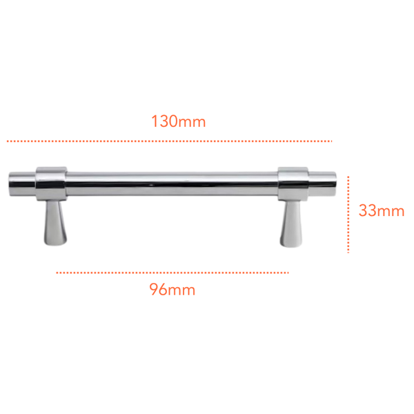 CP105 Solid Brass Handle (PREORDER)