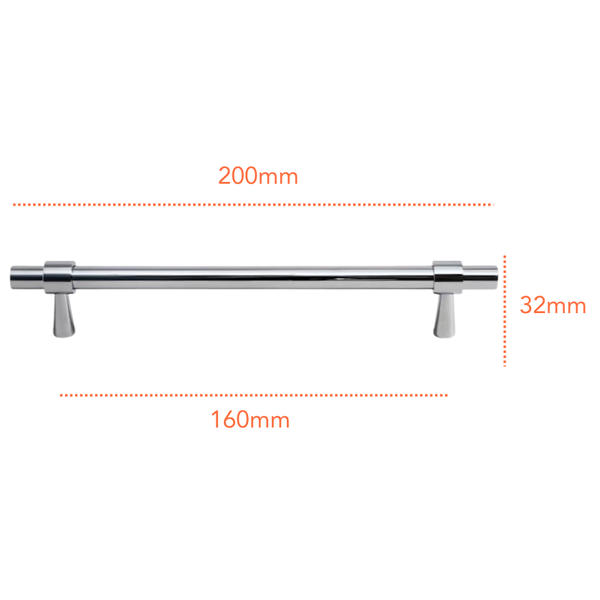 CP105 Solid Brass Handle (PREORDER)