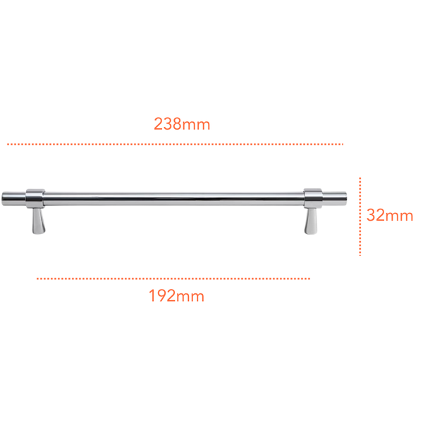 CP105 Solid Brass Handle (PREORDER)