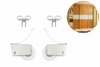 Aluminum Profile Sliding Wardrobe Mechanism Set
