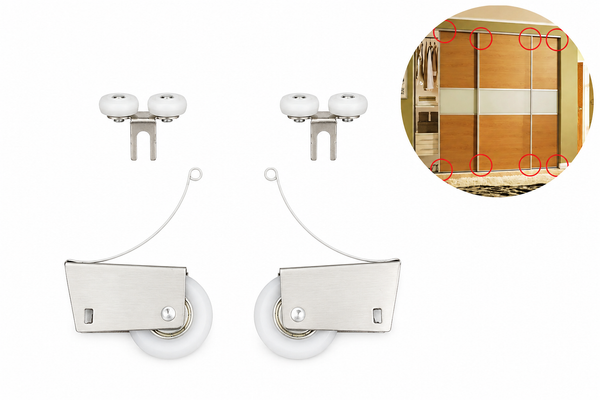 Aluminum Profile Sliding Wardrobe Mechanism Set