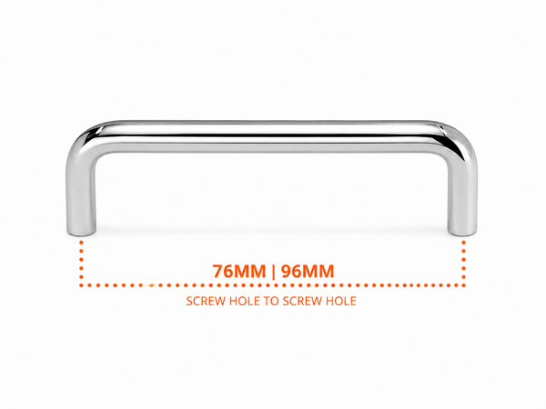 102 Plain Chrome Pull Handle