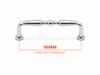 2119 Plain Chrome Pull Handle