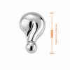 829 Question Mark Chrome Knob Handle