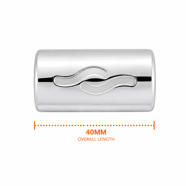 806 Plain Chrome Knob Handle