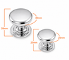 021 Plain Chrome Knob Handle