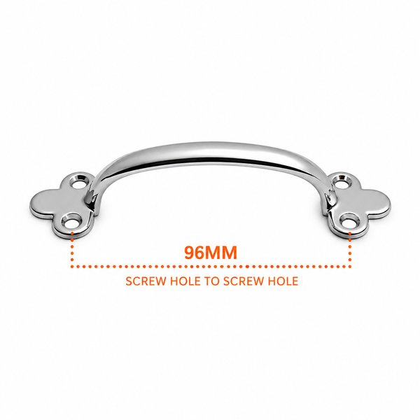 011M Plain Chrome Pull Handle